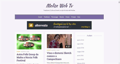 Desktop Screenshot of molisewebtv.com